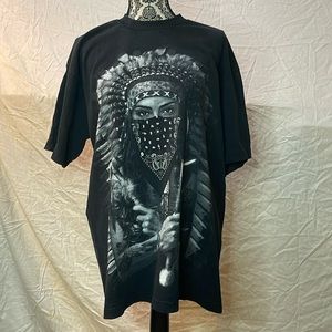 Vintage Native American teeshirt | Pro5 super heavy XL, 100% cotton
